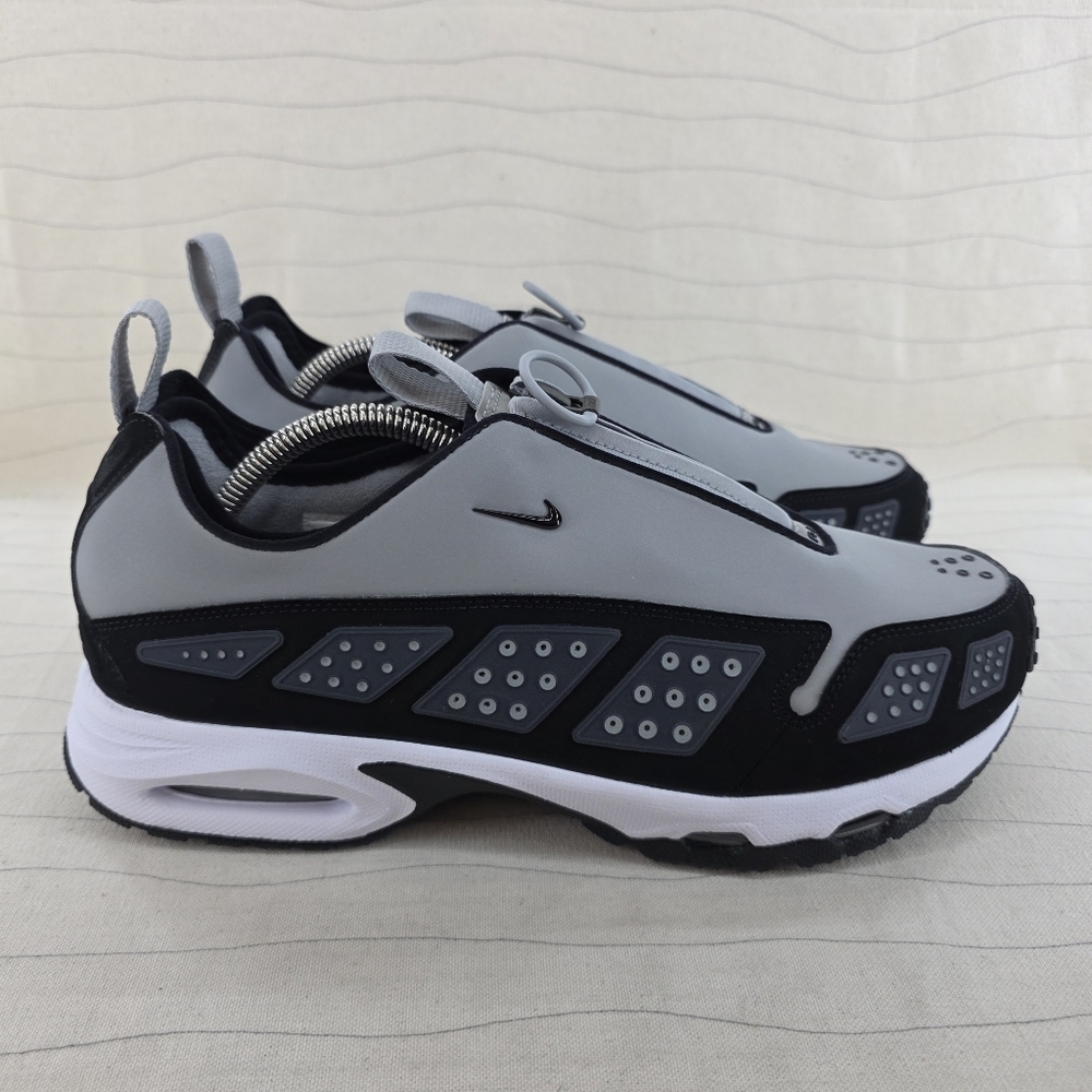 Nike Womens Max Sunder Obsidian Grey Haze Zip Sneakers Shoes HJ8080-401 Sz 10.5